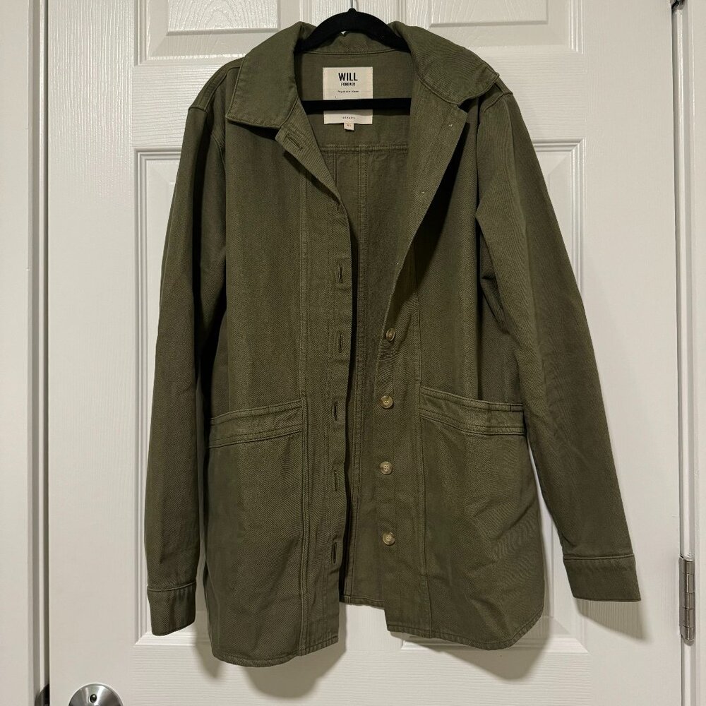 Sezane Khaki Will Jacket XS